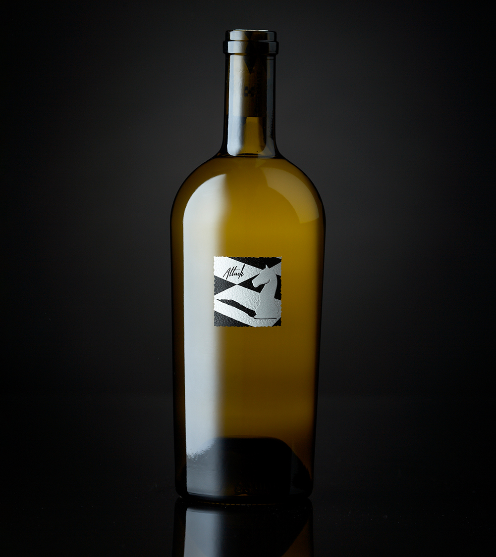 CheckMate Winery Attack Chardonnay Bottle Shot