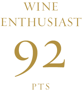 Wine Accolade - 92 points - Wine Enthusiast